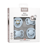 Bibs Try it Collection Dummy Pack Baby Blue Dummies Soother Pacifier