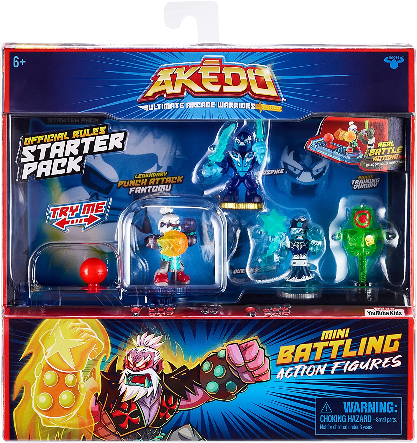 AKEDO 14242 ULTIMATE ARCADE WARRIORS STARTER PACK