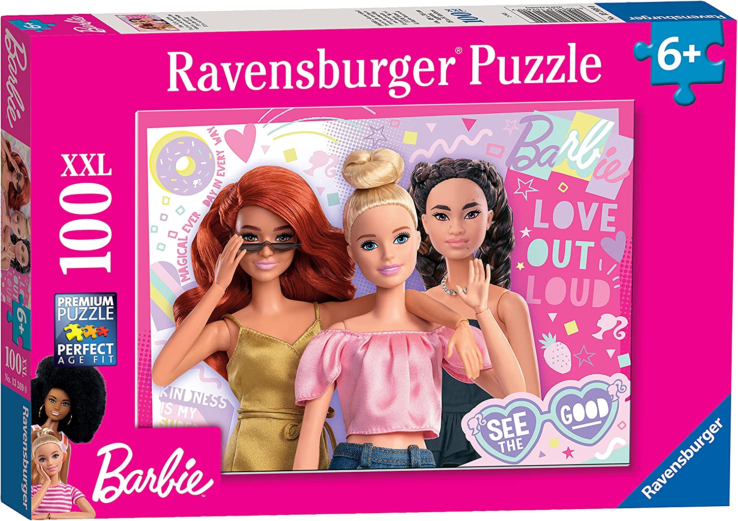 RAVENSBURGER 13269 BARBIE 100 XXL PIECE JIGSAW PUZZLE