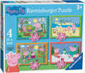 RAVENSBURGER 3114 PEPPA PIG FOUR SEASONS 4 IN A BOX JIGSAW PUZZLES