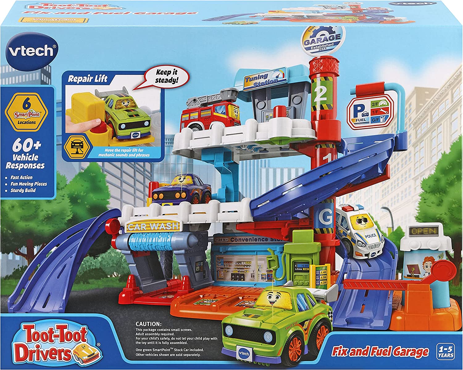 VTECH 556603 TOOT TOOT DRIVERS FIX AND FUEL GARAGE