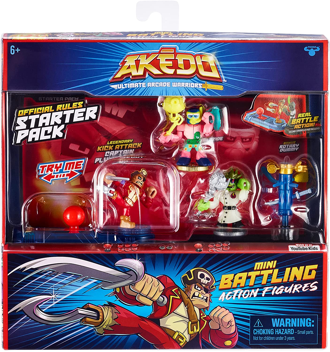 AKEDO 14243 ULTIMATE ARCADE WARRIORS STARTER PACK