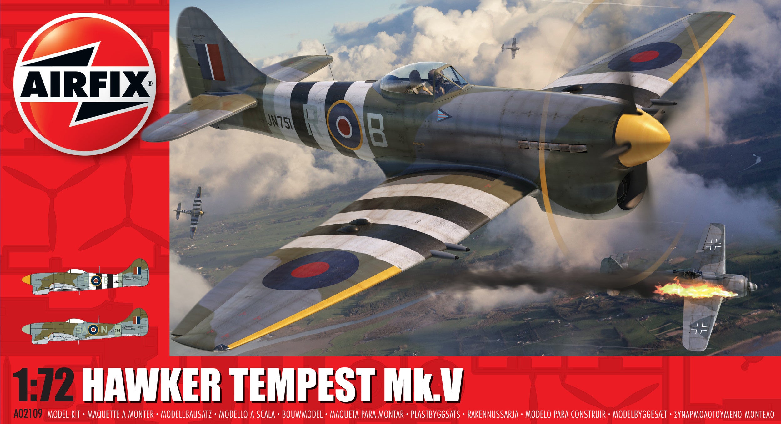 AIRFIX A02109 HAWKER TEMPEST MK.V 1:72 Scale