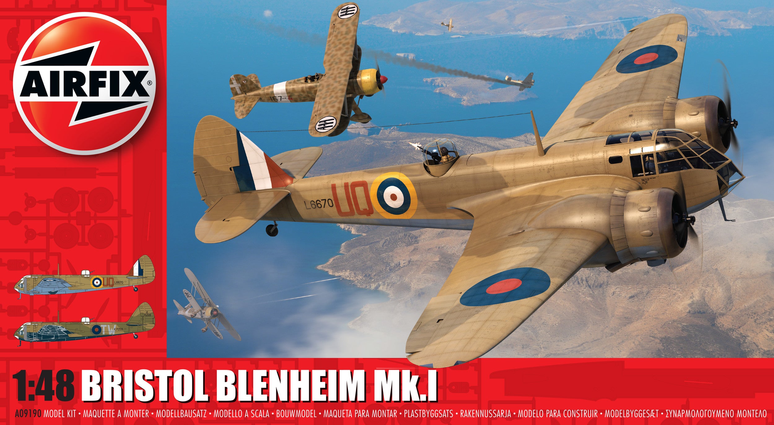 Airfix A09190 Bristol Blenheim Mk.I  1:48 Scale