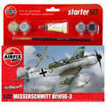 AIRFIX A55106A  MESSERCHMITT BF109E-3  1/72ND SCALE STARTER KIT