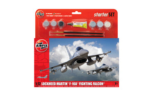AIRFIX A55312 LOCKHEED MARTIN F-16 FIGHTING FALCON 1/72ND SCALE STARTER KIT