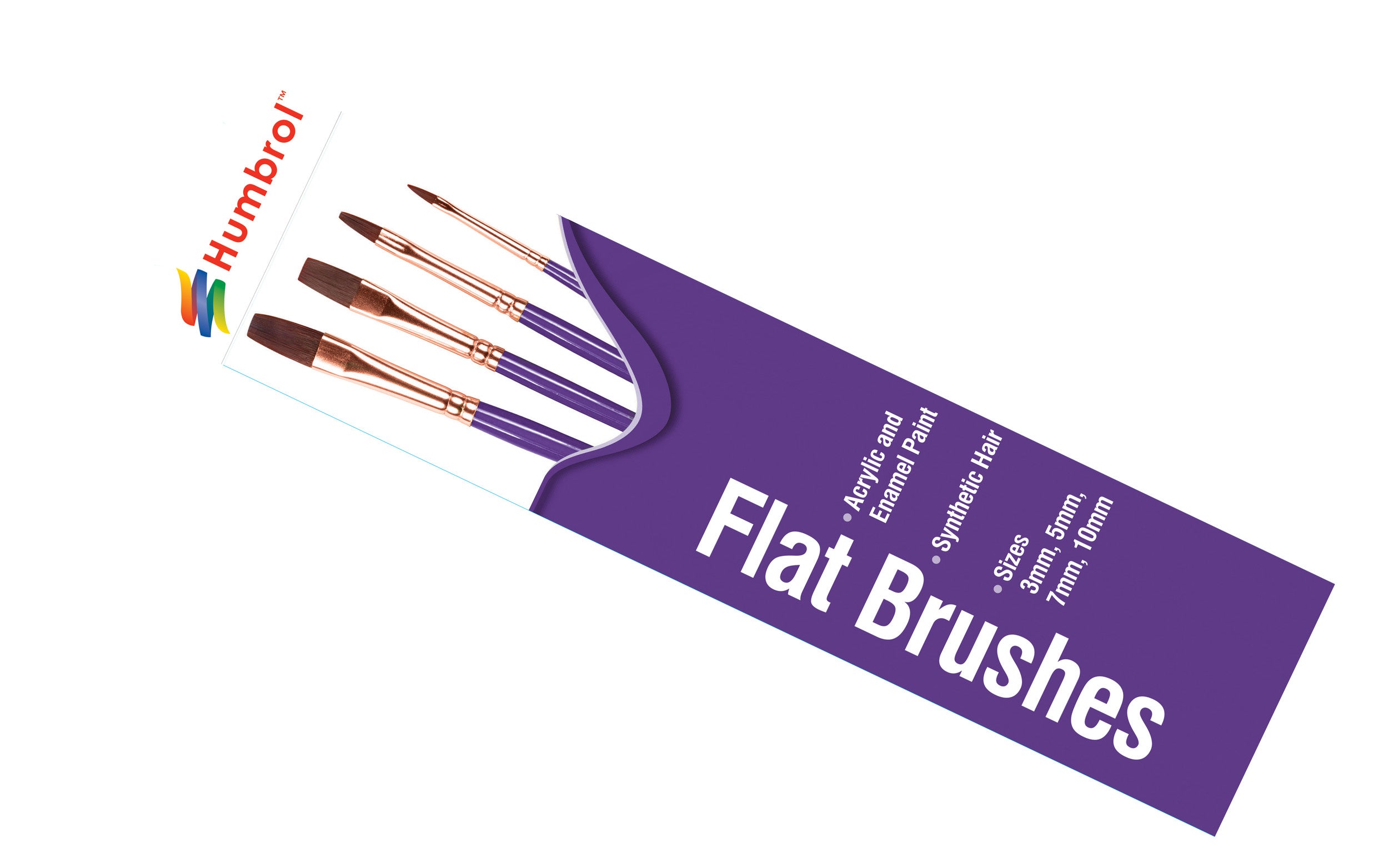 Humbrol AG4305	Brush Pack - Flat 3, 5, 7, 10