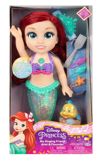 DISNEY PRINCESS 22350 MY SINGING FRIEND ARIEL & FLOUNDER