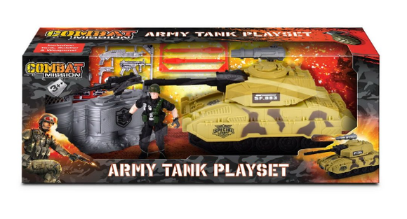 COMBAT MISSION TY5514 ARMY TANK PLAYSET