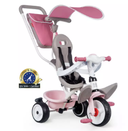 SMOBY 741401 BABY BALADE TRIKE IN PINK