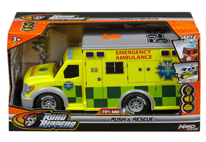 ROAD RIPPERS 20241 RUSH & RESCUE 12" AMBULANCE WITH LIGHTS AND SOUNDS
