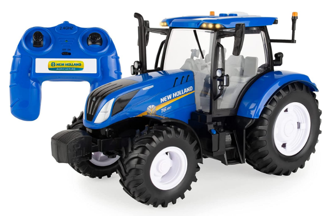 BRITAINS 43305 BIG FARM RADIO CONTROLLED NEW HOLLAND T6.180 TRACTOR