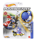 HOT WHEELS MARIOKART GRN23 BLUE YOSHI STANDARD KART
