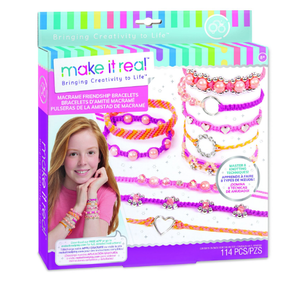 MAKE IT REAL 1318 MACRAME FRIENDSHIP BRACELETS SET