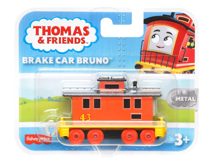 THOMAS & FRIENDS HHN55 PUSH ALONG BRAKE CAR BRUNO