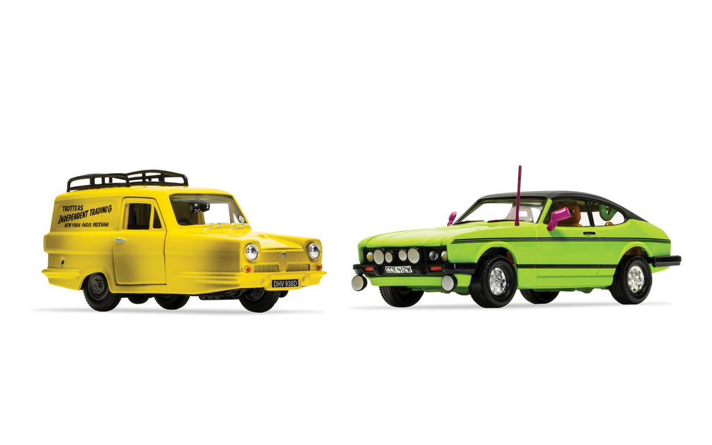 CORGI CC99189 ONLY FOOLS AND HORSES DEL BOY'S RELIANT REGAL & FORD CAPRI MK3