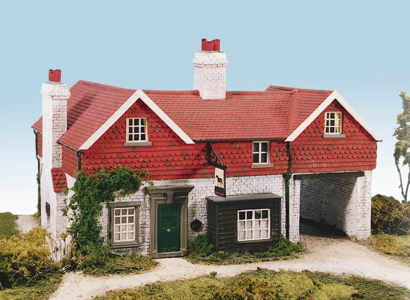 PECO WILLS KITS CK13 BLACK HORSE INN BUILDING