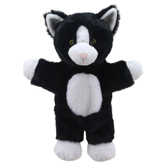 THE PUPPET COMPANY PC006202 ECO WALKING BLACK AND WHITE CAT PUPPET