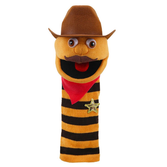 THE PUPPET COMPANY PC7020 SOCKETTE HAND PUPPET COWBOY
