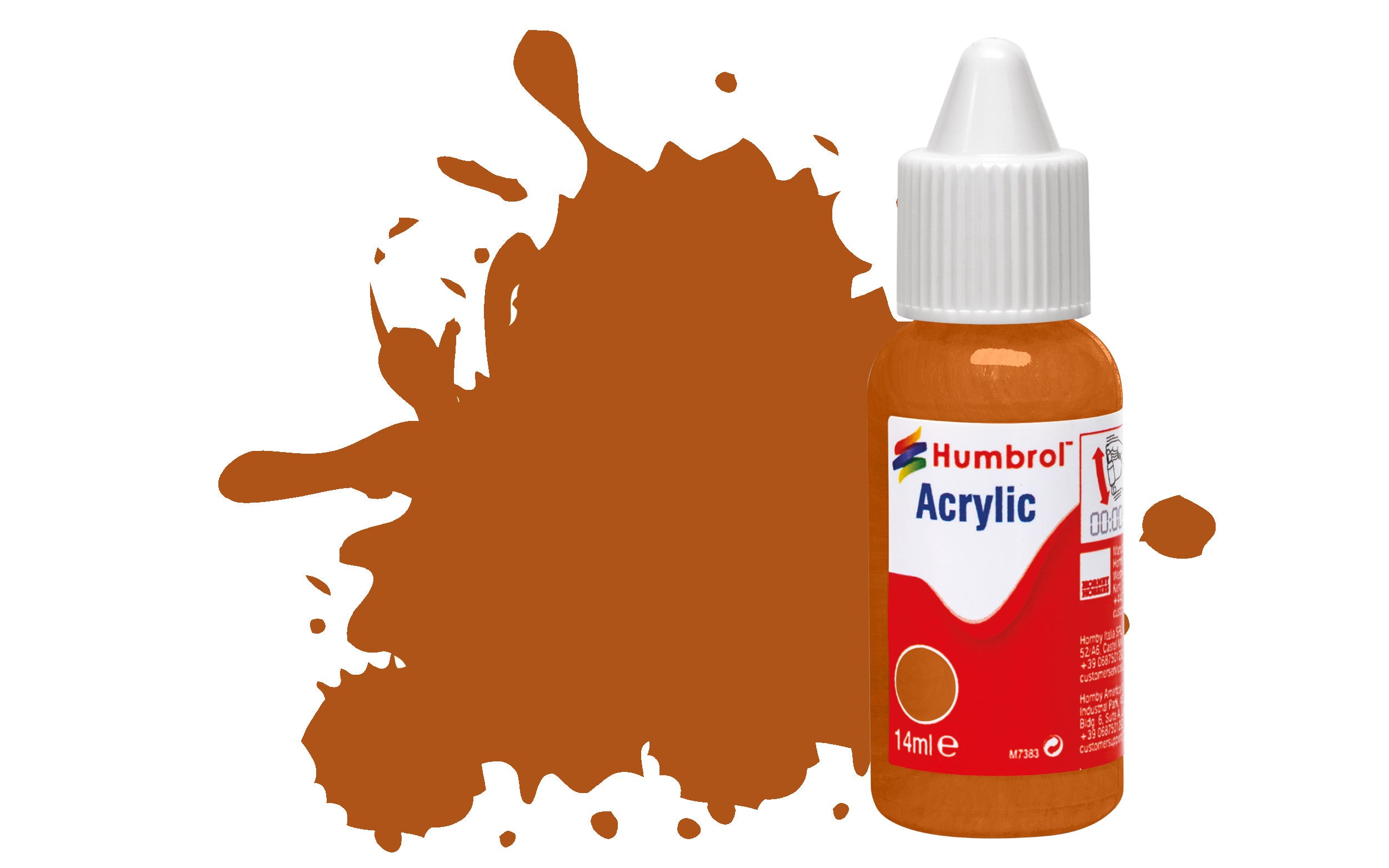 HUMBROL  ACRYLIC DROPPER BOTTLE DB0009 TAN GLOSS