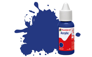 HUMBROL  ACRYLIC DROPPER BOTTLE DB0025  BLUE MATT