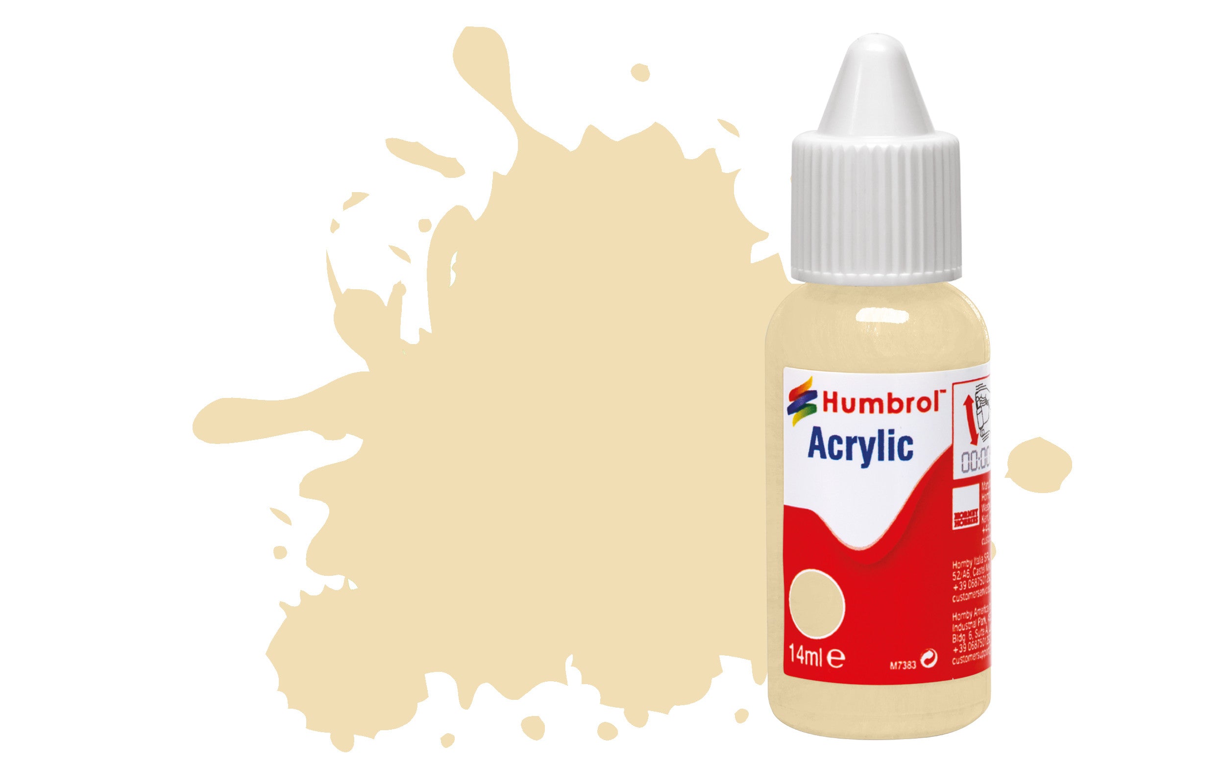 HUMBROL  ACRYLIC DROPPER BOTTLE DB0071 OAK SATIN