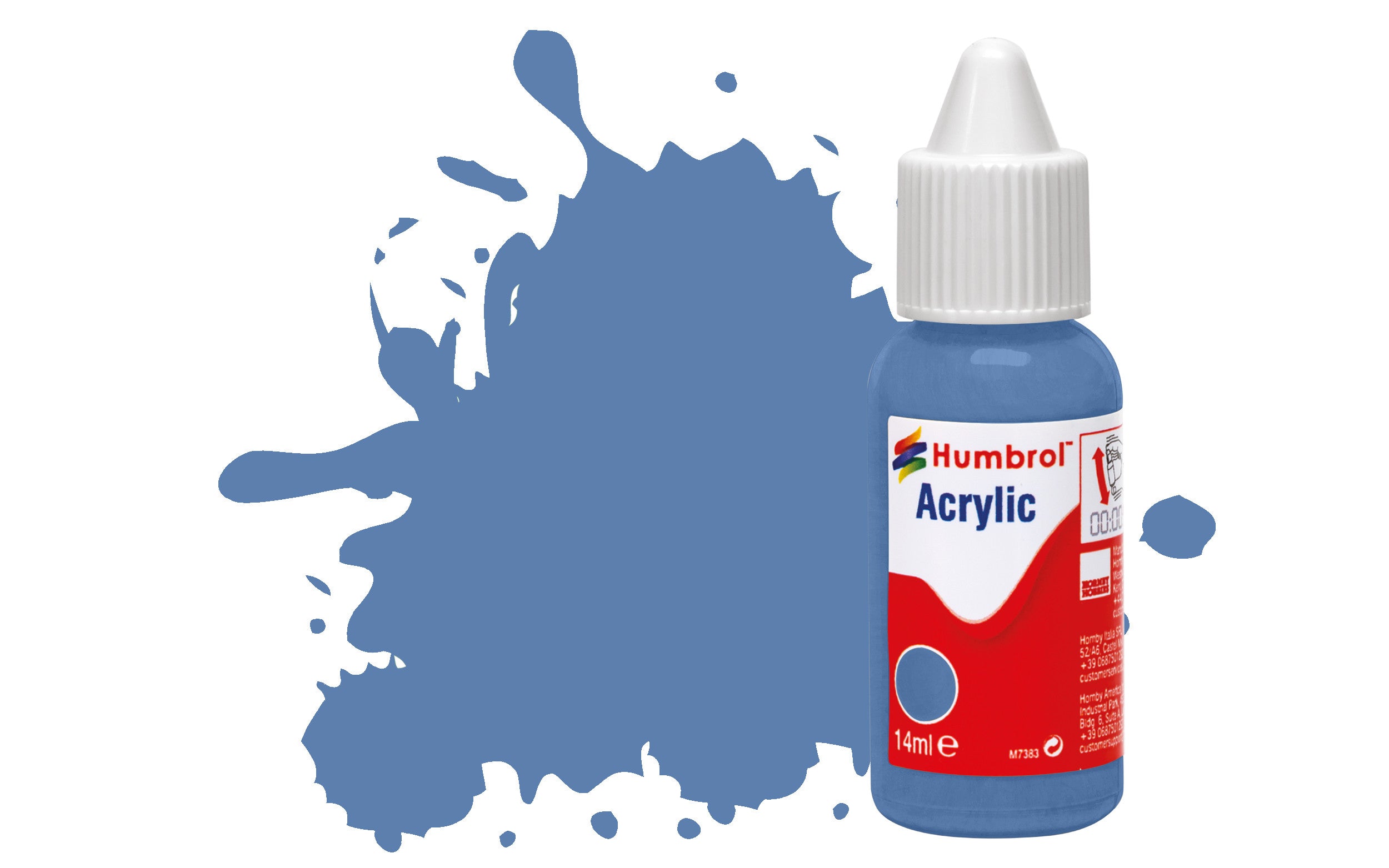 HUMBROL  ACRYLIC DROPPER BOTTLE DB0109 WW1 BLUE MATT