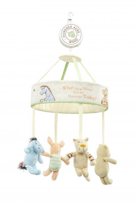 DISNEY CLASSIC POOH MUSICAL COT MOBILE