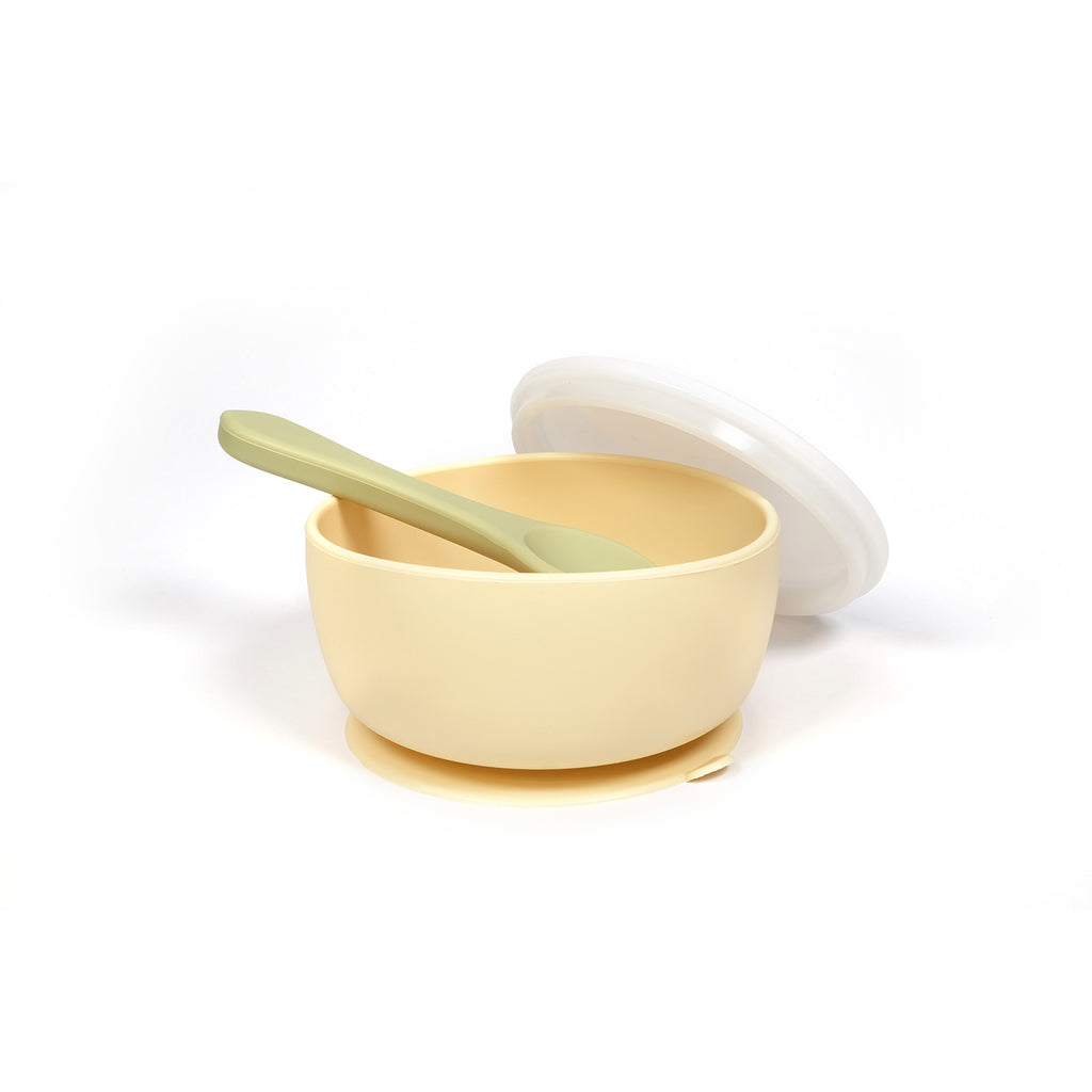 Baby Dc Bowl & Spoon Set Willow & Sand
