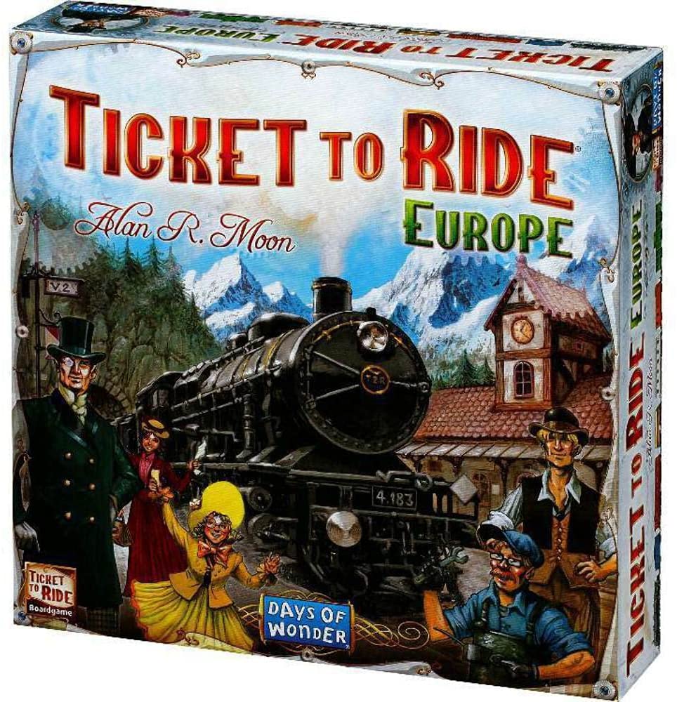 DAYS OF WONDER 7202 TICKET TO RIDE EUROPE BOARD GAME