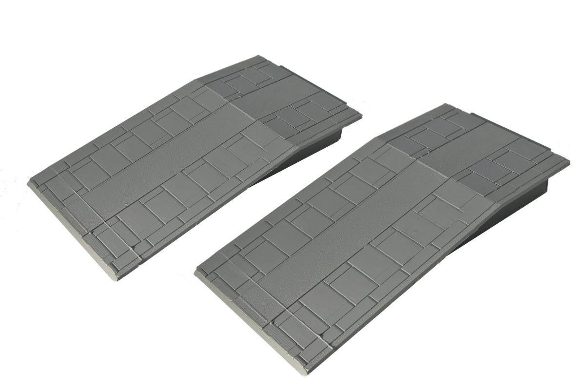 GAUGEMASTER GM456 STATION PLATFORM RAMPS STRAIGHT (UNPAINTED) OO GAUGE