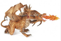 PAPO 38938 FANTASY GOLD TWO HEADED DRAGON FIGURE