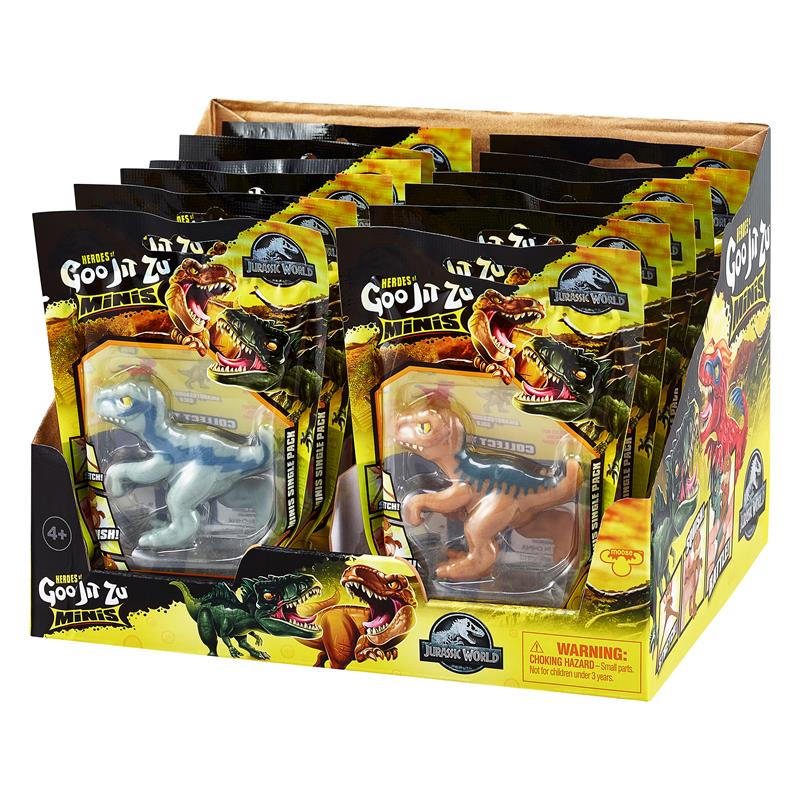 JURASSIC WORLD 41301 GOO JIT ZU MINIS (ASSORTED CHARACTERS ONE SUPPLIED RANDOM)