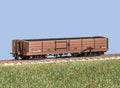 PECO GR-231U  L&B 8 TON BOGIE OPEN WAGON BROWN UNLETTERED  OO9 SCALE