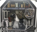 ROYAL BREEDS 185097 DAPPLE GREY MARE EQUESTRIAN PLAYSET
