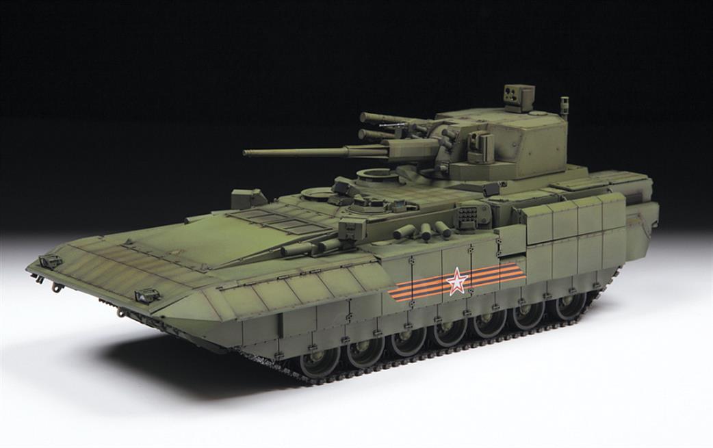 ZVEZDA 3623 RUSSIAN 57MM CANNON AND ATAKA AT MISSILES TBMP T-15 ARMATA  1/35 SCALE