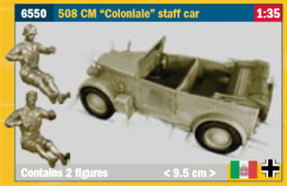 ITALERI 6550 FIAT 508 CM COLONIALE WITH CREW 1/35 SCALE