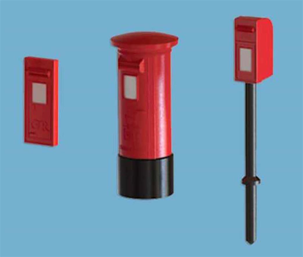 PECO MODELSCENE 5191 post boxes  N GAUGE  FIGURES