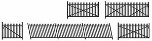 PECO RATIO 246 GWR SPEAR FENCING RAMPS AND GATES