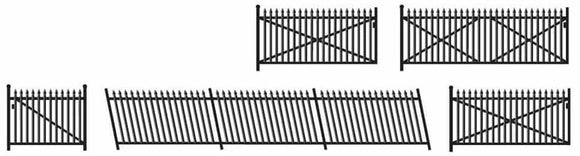 PECO RATIO 246 GWR SPEAR FENCING RAMPS AND GATES