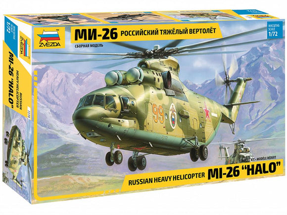 ZVEZDA 7270  RUSSIAN HEAVY HELICOPTER MI-26 HALO  1/72 SCALE