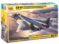 ZVEZDA  7319  RUSSIAN FIFTH GENERATION FIGHTER SU-57 1/72 SCALE