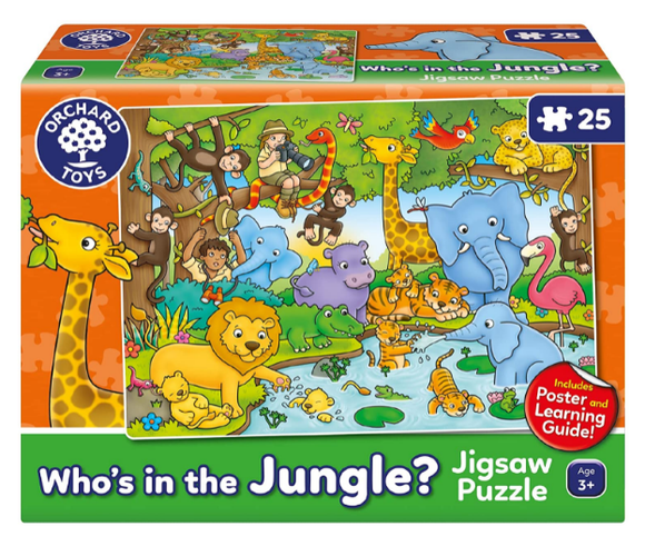 ORCHARD TOYS 301 WHOS IN THE JUNGLE JIGSAW PUZZLE