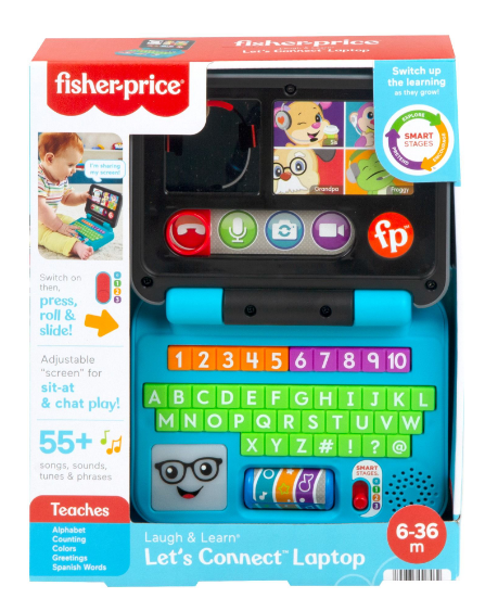 FISHER PRICE HGW96 LAUGH AND LEARN LETS CONNECT LAPTOP
