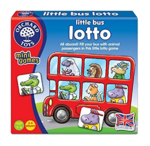 ORCHARD TOYS 355 LITTLE BUS LOTTO MINI GAME