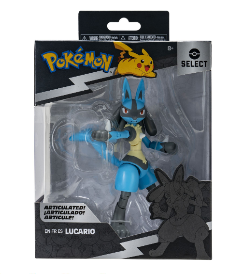 POKEMON PKW2411 LUCARIO SELECT ARTICULATED FIGURE