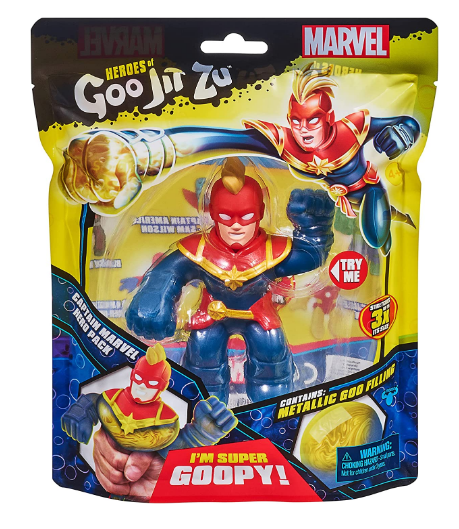 MARVEL HEROES OF GOO JIT ZU 41487 GOOPY CAPTAIN MARVEL HERO PACK