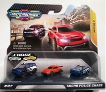 MICRO MACHINES MMW0011 07 MICRO POLICE CHASE 3 VEHICLE PACK