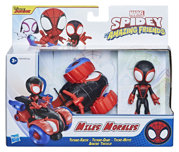 MARVEL SPIDEY AND HIS AMAZING FRIENDS F1941 MILES MORALES TECHNO RACER