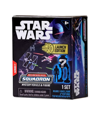 STAR WARS SWJ0001 MYSTERY VEHICLE & FIGURE MICRO GALAXY SQUADRON